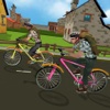Boy School Bicycle City Race : Ride bike to School