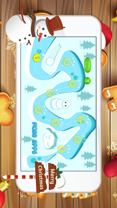 Christmas for kids - Free Match-3 Puzzles Gameのおすすめ画像2