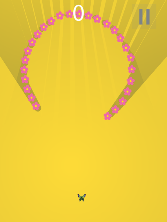 Flutter Butterfly - Fly through the flower garden iPad screenshot