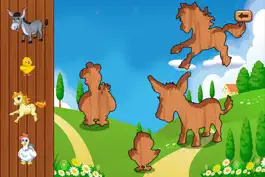 Game screenshot Farm baby games and animal puzzles for kids apk