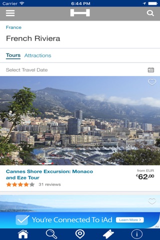 French Riviera Hotels + Compare and Booking Hotel for Tonight with map and travel tour screenshot 2