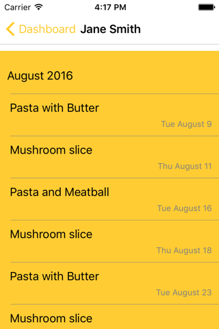 myFoodDays screenshot 3