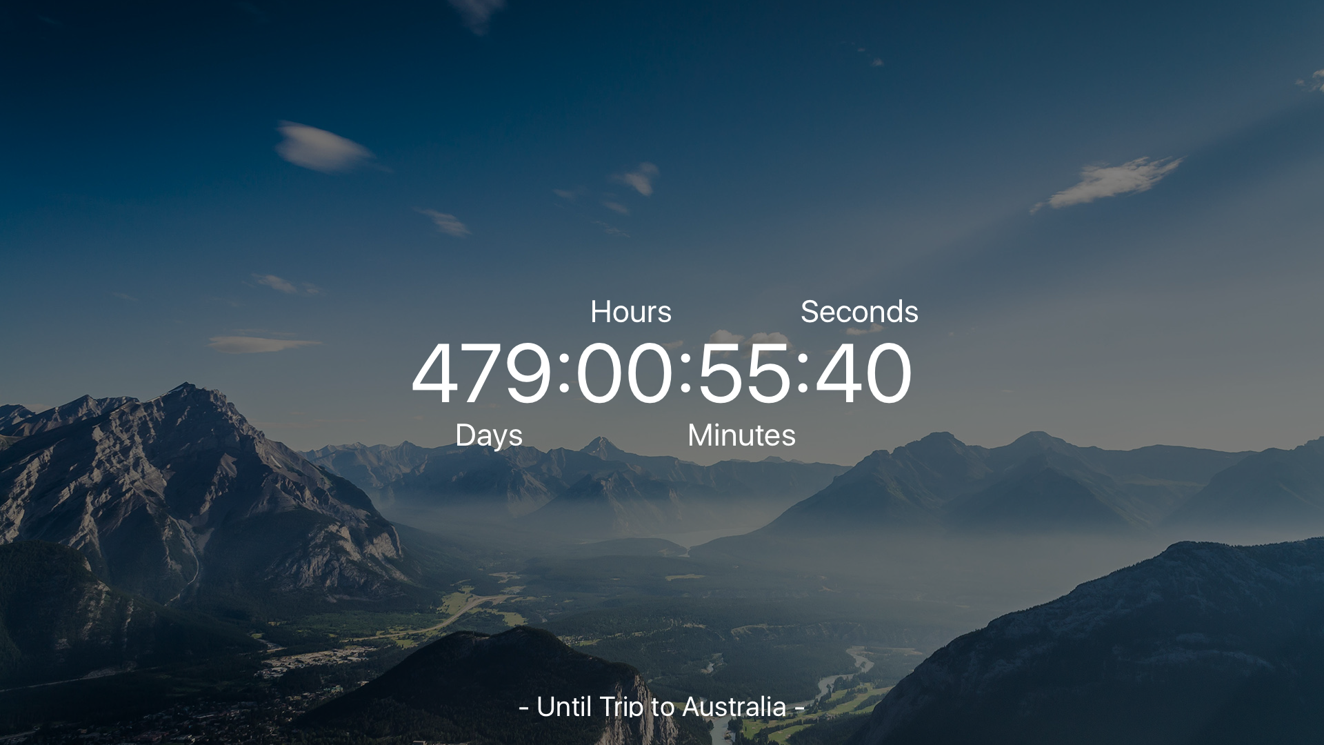 Countdown Timer: Count to Days