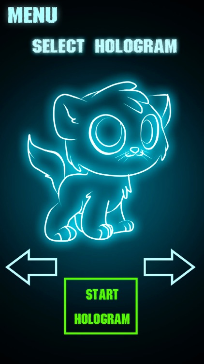 Hologram Cat Kitten 3D Prank