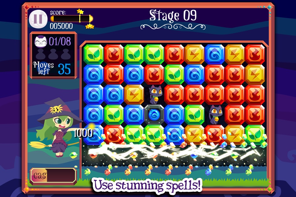 Magic Cats - Match 3 Puzzle Game with Pet Kittens screenshot 3