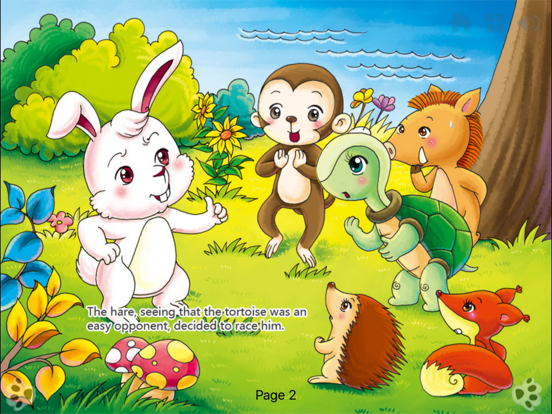 Screenshot #5 pour Tortoise and the Hare - Bedtime Fairy Tale iBigToy