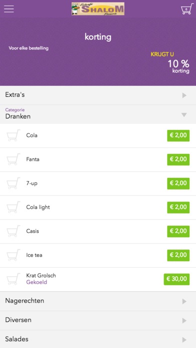 Screenshot #2 pour Eetcafe shalom