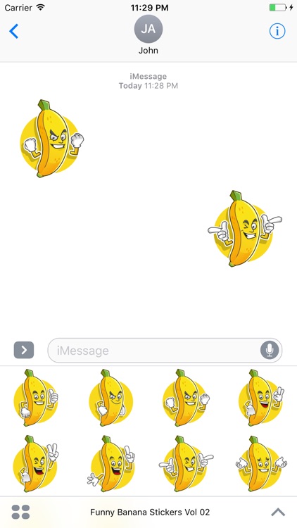 Funny Banana Stickers Vol 02