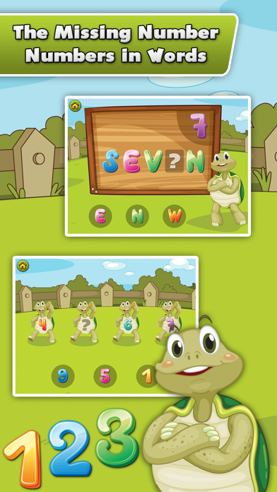 Screenshot #3 pour Tortue mathématiques pour enfants - les enfants apprennent nombres, addition et soustraction