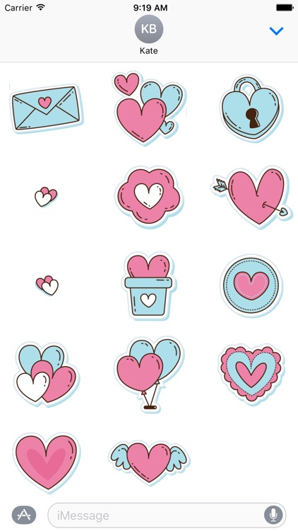 Love & Romance - Heart Stickers