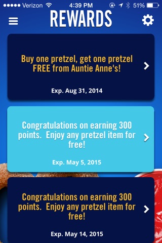 Auntie Anne's Pretzel Perks screenshot 3