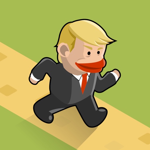 Way for TRUMP ~ Running away icon