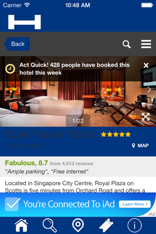 Milan Hotels + Compare and Booking Hotel for Tonight with map and travel tour screenshot 4