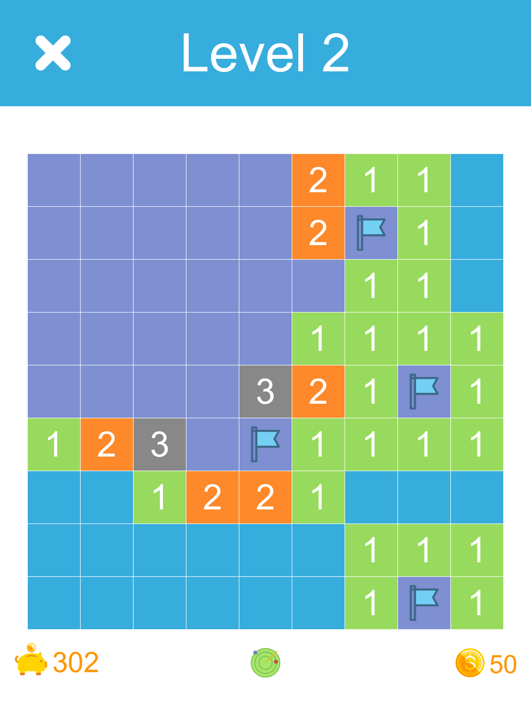 Q Mine Sweep Deluxe - Great Classic Puzzle Game screenshot 7