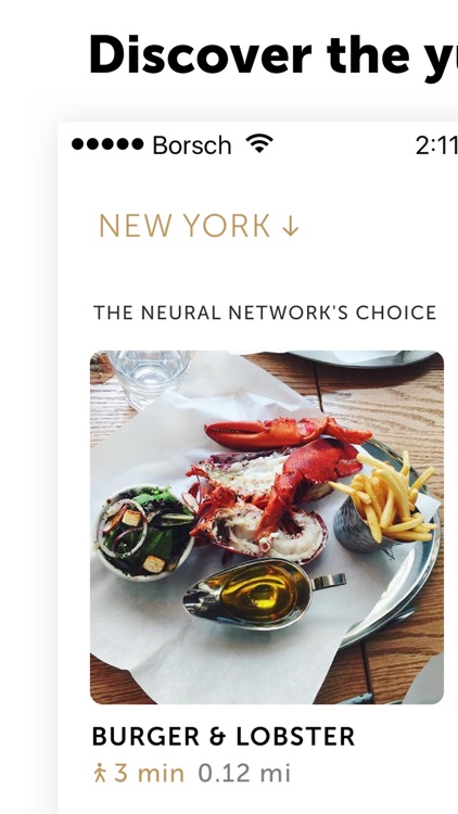 BORSCH - your personal food discovery assistant