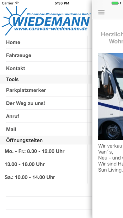 Screenshot #3 pour Wohnmobile - Wohnwagen Wiedemann GmbH