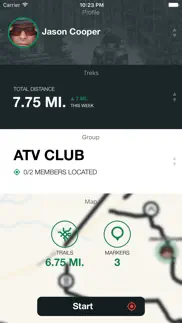 trailtracker for orv riders iphone screenshot 1