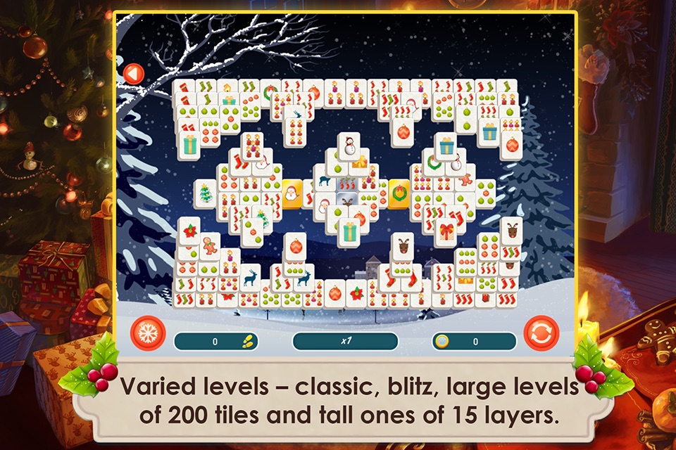 Mahjong Christmas 2 Free screenshot 4