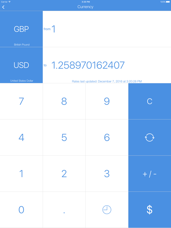 Screenshot #4 pour Convertizo 3 - Convert Units and Currency in Style