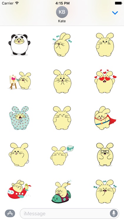 Fat Rabbit sticker pack