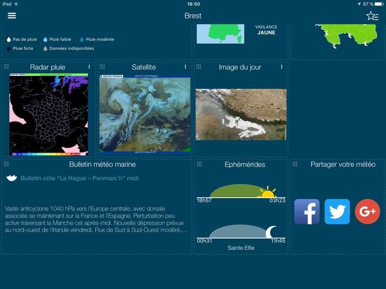 Météo-France pour iPad
