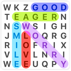 螢幕擷取畫面 (4) Word Search in english - Find letters and create words with this fun puzzle game