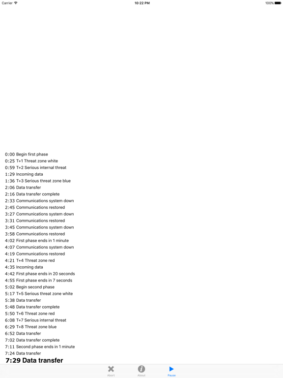 Screenshot #5 pour Space Alert Mission Generator