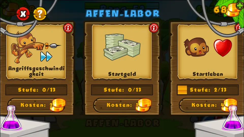 Screenshot von Bloons TD 5 auf dem iPhone 5