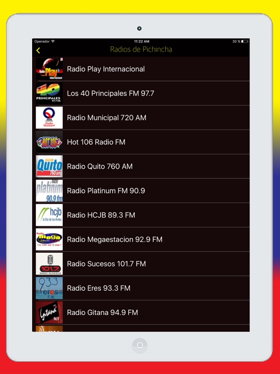 Screenshot #5 pour Radios Ecuador - Emisoras de Radio Online FM AM