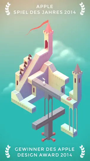 Screenshot von Monument Valley auf dem iPhone 1