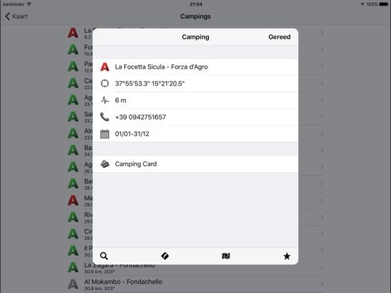 Archiescampings iPad app afbeelding 3