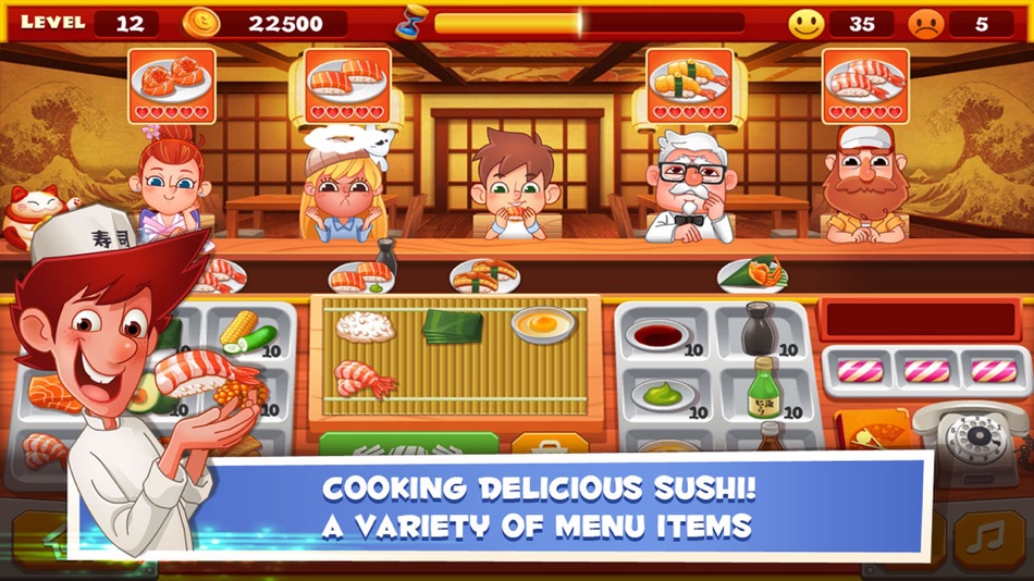 #1. Sushi Master Chef (iOS) 由: 晓翔 黄