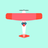 Airplane Missiles: Steer plane to avoid missiles icon