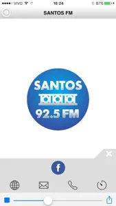 SANTOS FM 92.5 screenshot #1 for iPhone