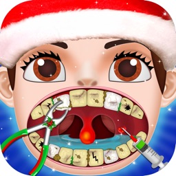 Christmas Dentist Mania - Free Kids Doctor game