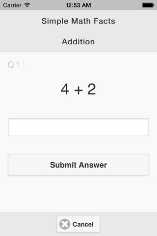 Simple Math Facts screenshot 2