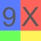 Times-9 is one of nine apps (Times-2 to Times-10) designed to enable the memorization of basic but essential math facts