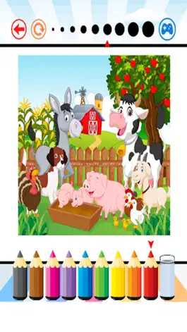 Game screenshot Animal Farm Coloring Book - for Kids mod apk