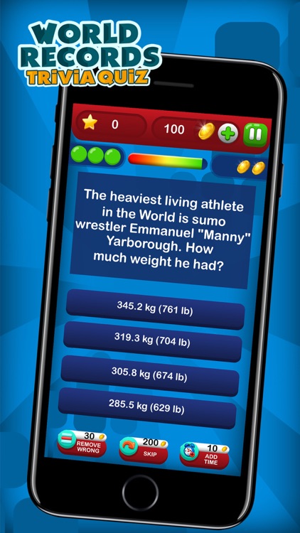 World Records Education Quiz – Fun.ny Trivia Game