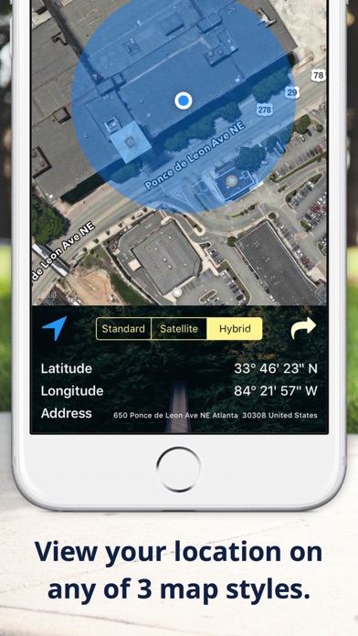 Screenshot #2 pour Where Am I? - GPS Location & Address Finder