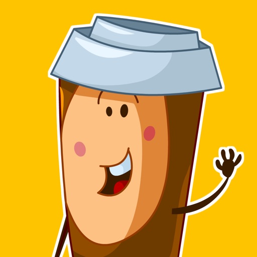 Hi Coffee! iMessage stickers for coffee lovers icon