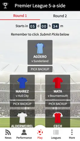 Game screenshot FourFourTwo Pick & Predict apk