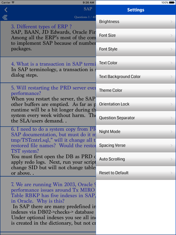 Screenshot #6 pour SAP -  Interview Questions