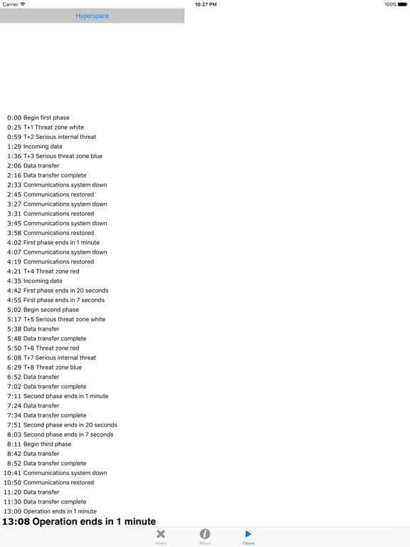 Screenshot #6 pour Space Alert Mission Generator