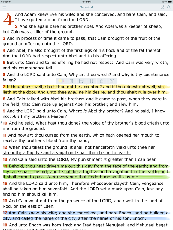 Screenshot #4 pour Holy Bible. Old Testament. The King James Version