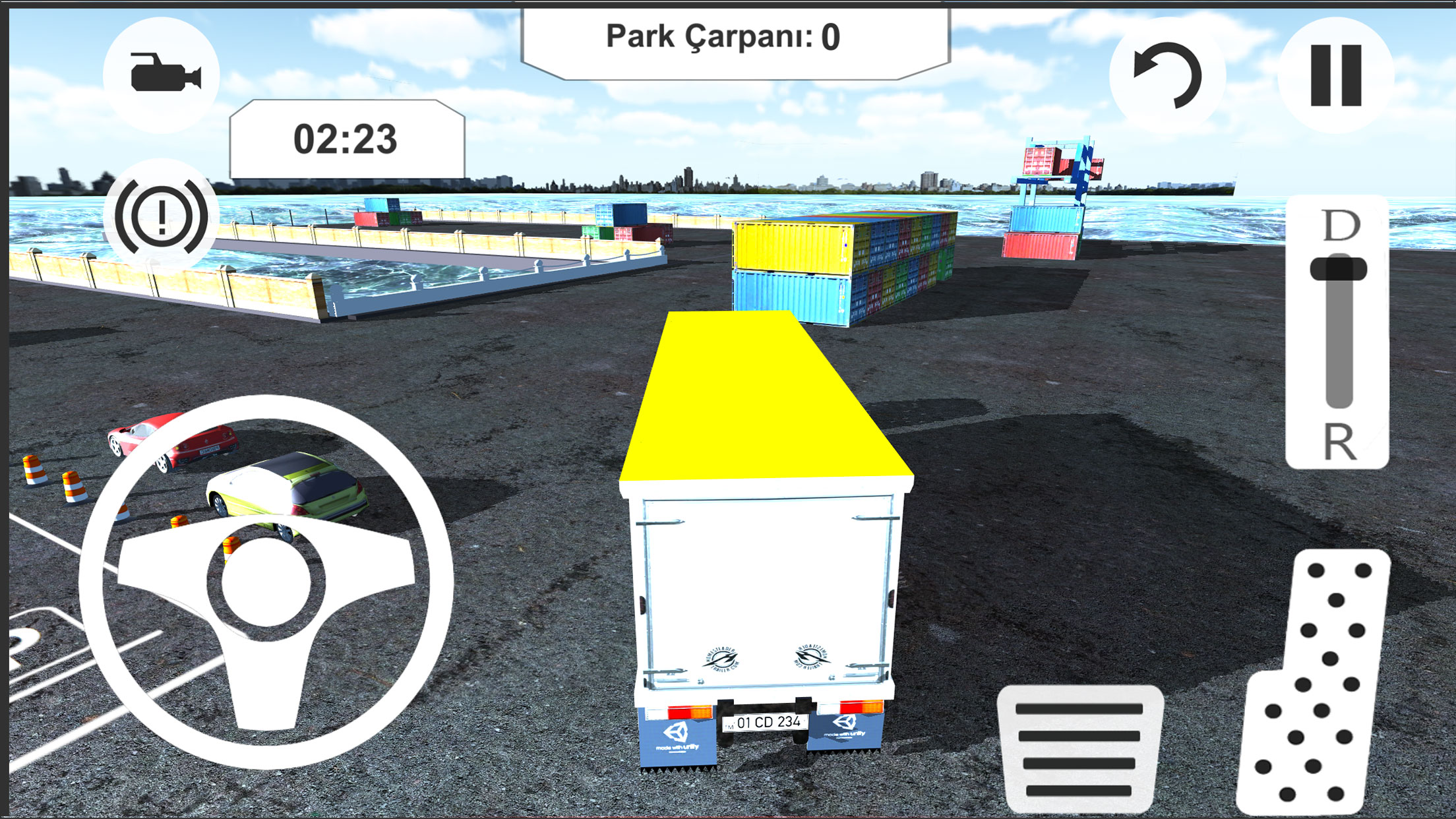 Tır Kamyon Park Etme Simülatörü screenshot 3