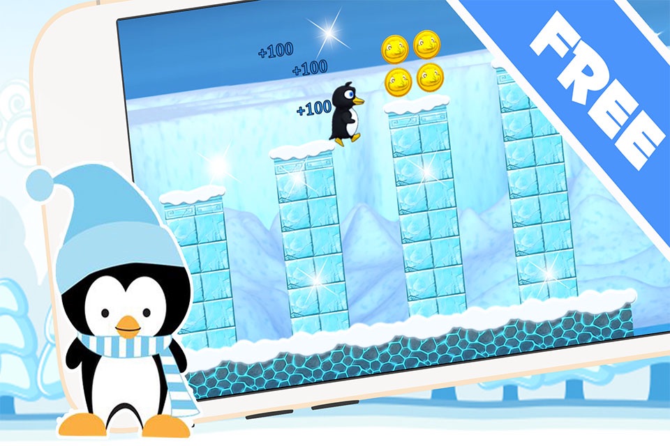 Crazy Cute Baby Penguin Run For Free Game screenshot 3