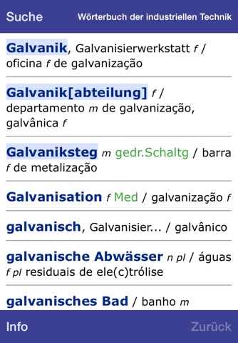 Wörterbuch Techn. DE-PT screenshot 2