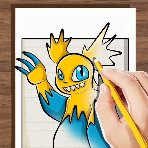 Draw Monster Manual iOS App