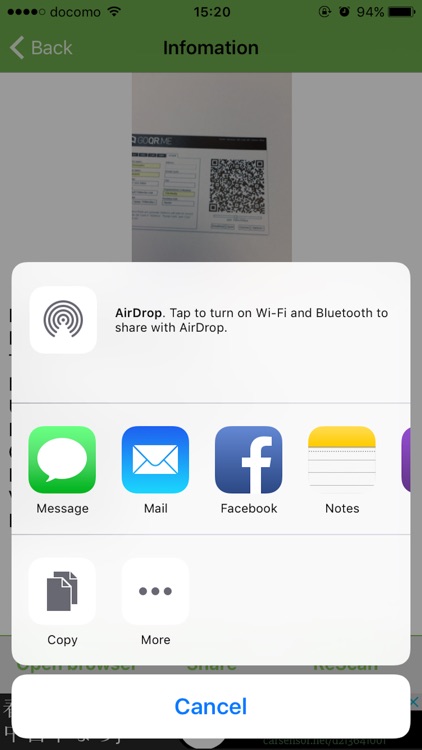 QR code reader – speeding, correct, free app screenshot-3